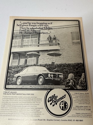 Original oldtimer 1970 alfa - oldtimer,